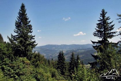 I kolejna panorama na Beskid Śląski.