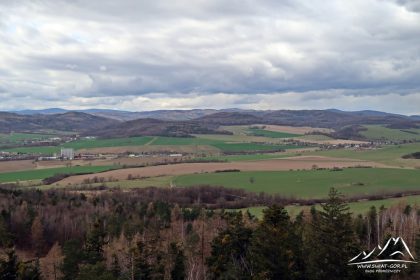 Graniczny Wierch - Panorama w kierunku zachodnim.