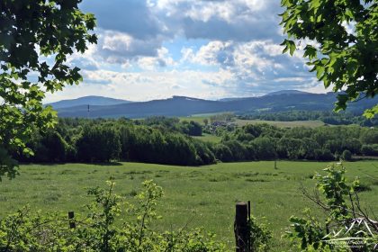 Panorama na Góry Opawskie.