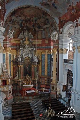 Wnętrze Kościoła św. Piotra i Pawła.