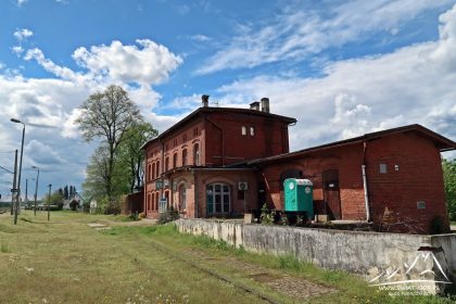 Dworzec PKP w Gorzanowie.