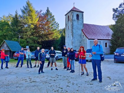 Rozpoczynamy spacer na Rudawiec i Kowadło z Leszkiem Cichym.