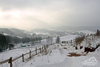 Widoki w stronę Lewina.