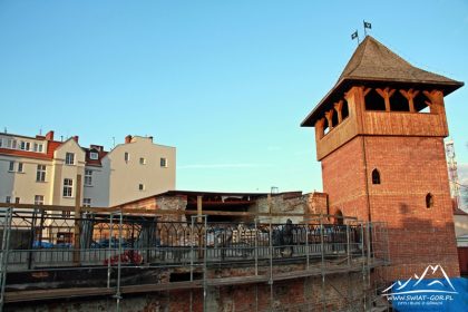 Pozostałości zamku.