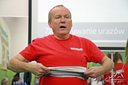 Jerzy Kiełb - zajęcia z pierwszej pomocy.