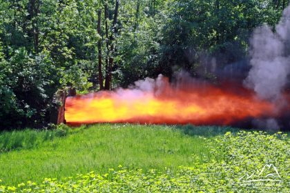 Wybuch pyłu węglowego.