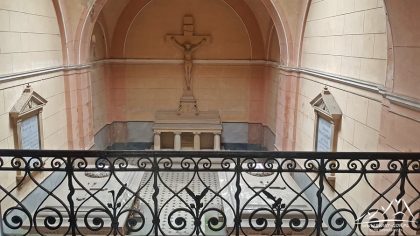 Kopice - Wnętrze mauzoleum rodu Schaffgotsch.