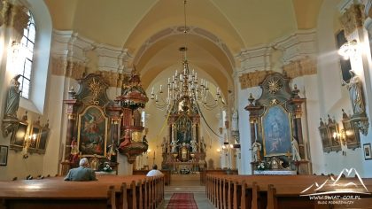 Wnętrze Kościoła Bożego Ciała i św. Norberta.