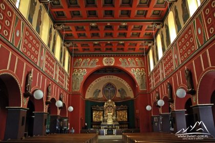 Kościół w Zagwiździu - wnętrze.