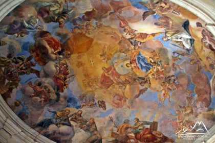 Freski w Kaplicy św. Jana Nepomucena.