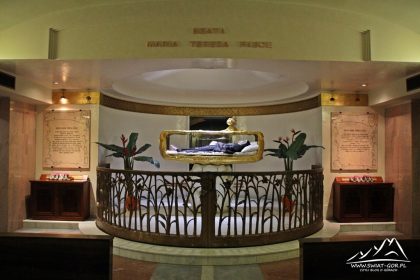 Sarkofag z ciałem Marii Teresy Fasce