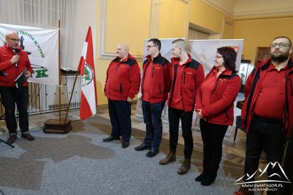 Uroczyste przyrzeczenie przewodnickie.