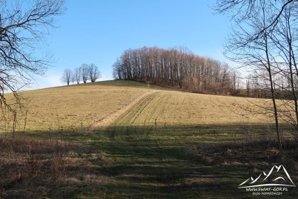 W drodze na Lansky Vrch (423 m.n.p.m.).