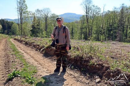 Za mną pierwsze widoki.