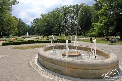 Cieplice - Park zdrojowy.