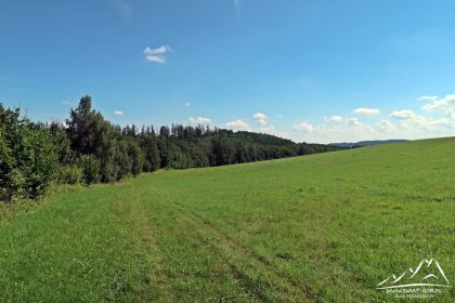 Polaną w stronę Wroblika.