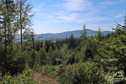 Widok na masyw Biskupiej Kopy.