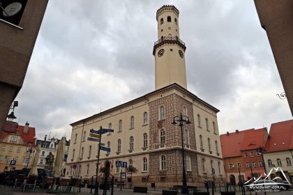 Ratusz w Bystrzycy Kłodzkiej.