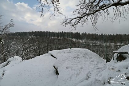 Skała Piec - punkt widokowy.