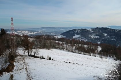 Zbliżenie na Góry Bardzkie.