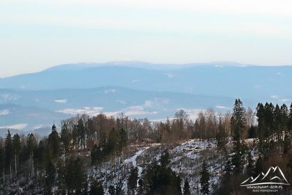 Jest też Wysoki Jesionik - centralnie Keprnik (1423 m.n.p.m.).