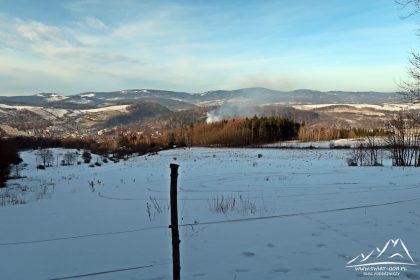 Ostatnia panorama przed zejściem do Nowej Rudy.