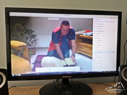 Zajęcia online z pierwszej pomocy.