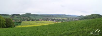Panorama z ostatniego punktu widokowego.