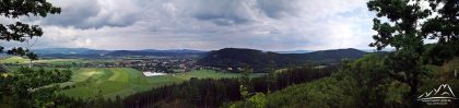 Krucza Skała - panorama.