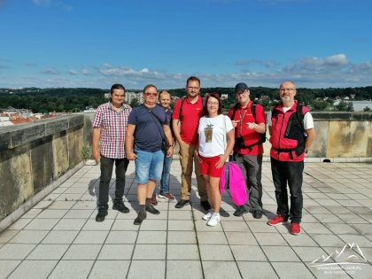 Razem z częścią ekipy na dzwonnicy.