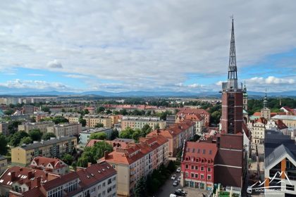 Panorama z dzwonnicy.