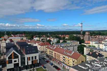 Panorama z dzwonnicy.
