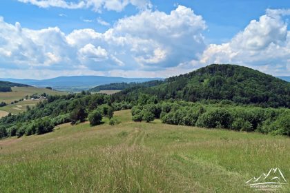 Sędzisz - w tle Góry Bystrzyckie.