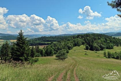 Sędzisz - widok na Wzgórza Rogówki i Góry Złote