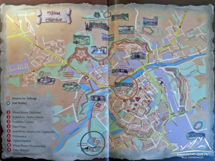 Twierdza Nysa - plan dzisiejszy.