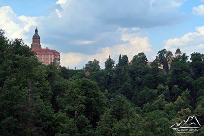 Widok na Zamek Książ.