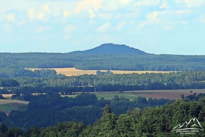 Góra Zamkowa - widoczny Grodziec.