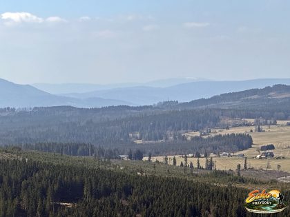 Panorama Masywu Śnieżnika z Taborskich Skał