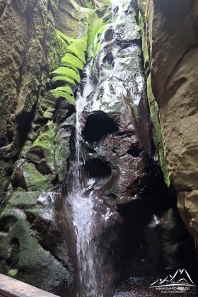 Adrspach - Wielki Wodospad.