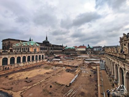 Drezno - Zwinger w remoncie.