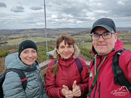 Moravsky Kopec z Asią i Jasią.