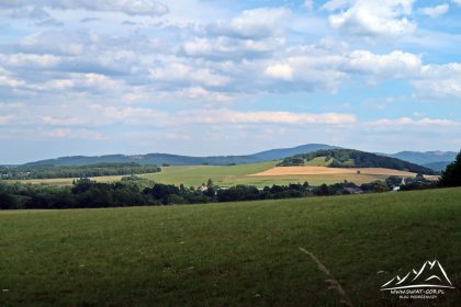 Panorama widokowa sprzed wiaty.