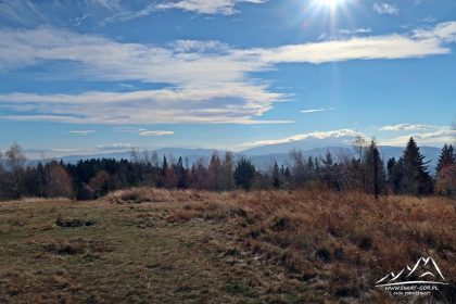 Panorama z Leskowca (922 m n.p.m.).