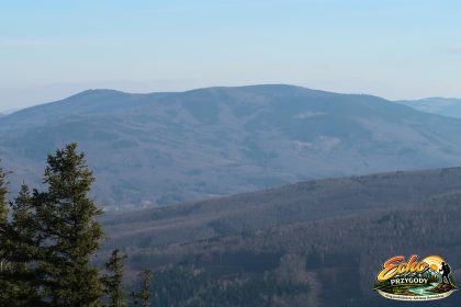 Widok na Sokoli vrch i Studniční vrch.
