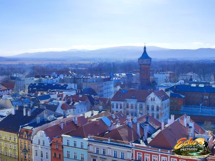 Widok w stronę Gór Sowich.