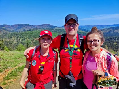 Razem z Asią i Moniką.